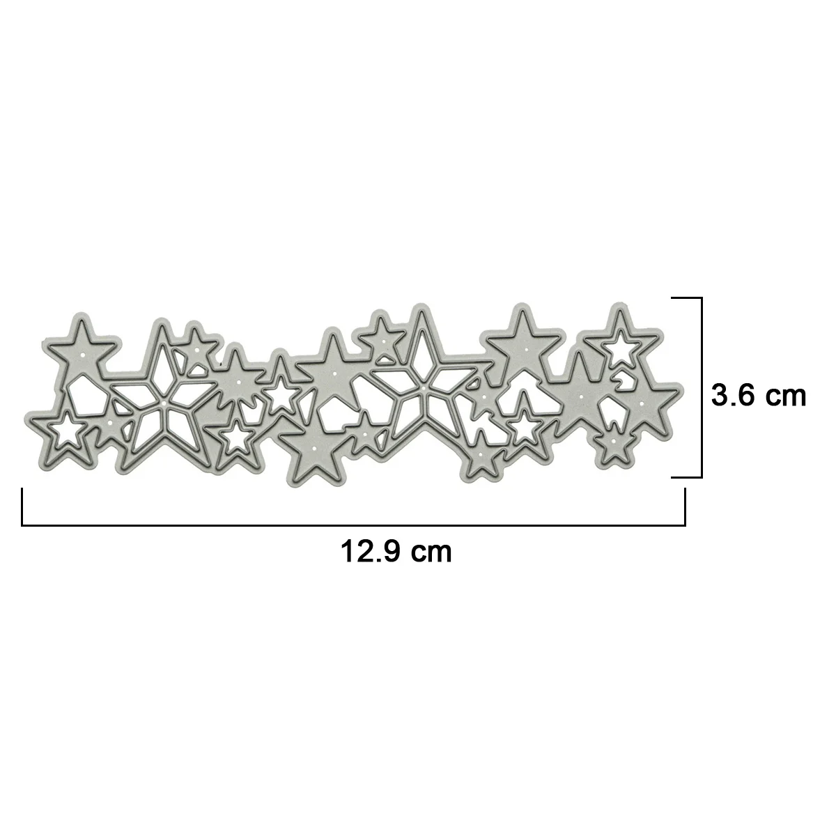 Star Shape Metal Cutting Dies Scrapbooking Card Embossing Paper Cutter Mold DIY Diary Book Decorating