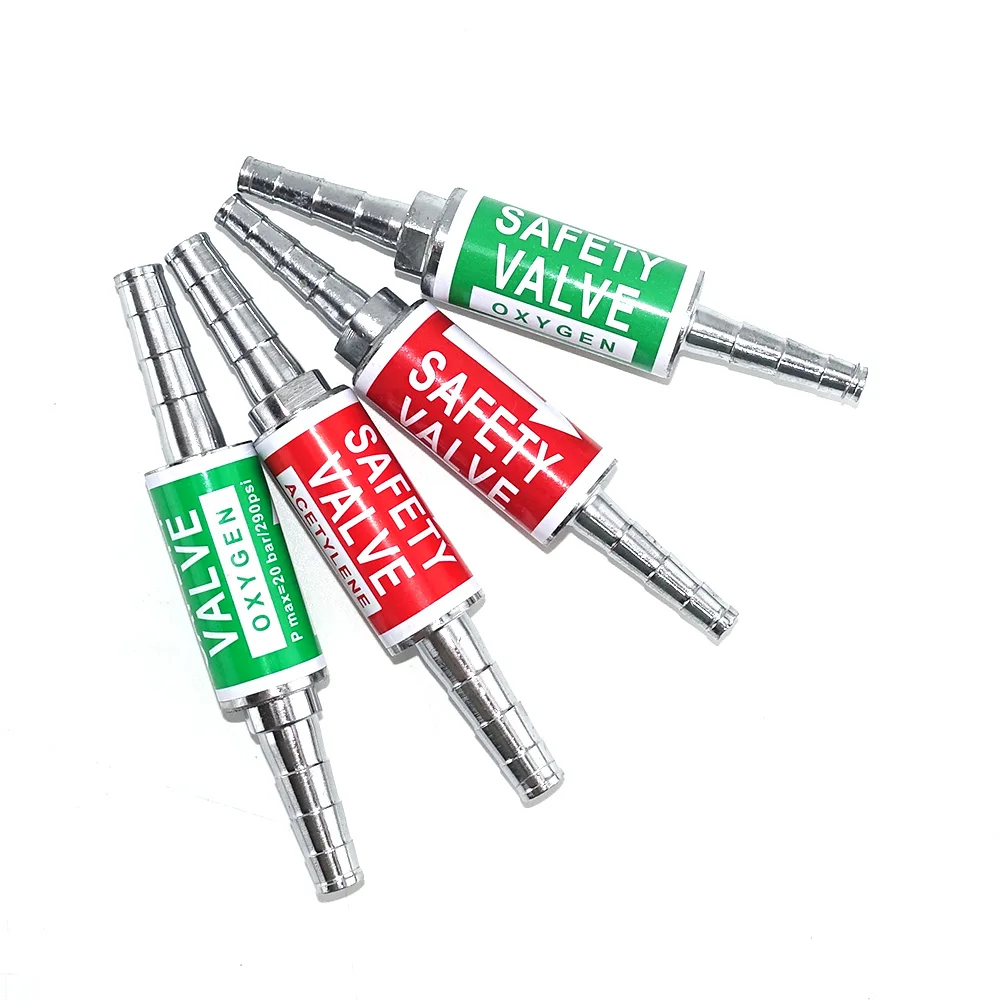 Flashback Arrestor 1 Pair Oxygen Acetylene Propane Safety Valve for 8mm 6mm 0.31\