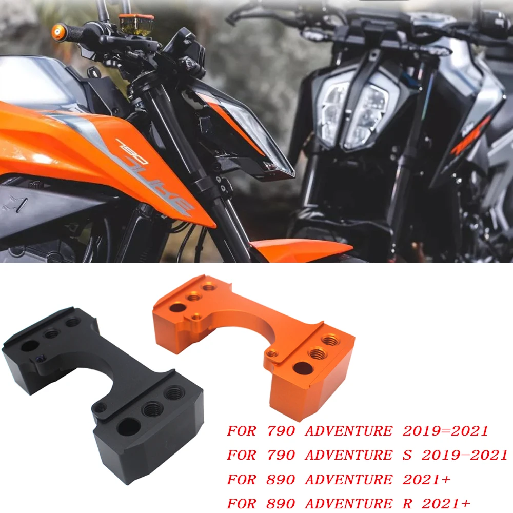 

Motorcycle Damper Mount Kit For 790 890 ADVENTURE 790R/S 890 Adventure ADV 2019 2020 2021Mount Handlebar Riser Kit