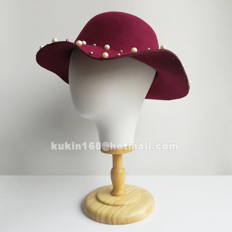 Headpieces, Millinery hats display female mannequin head