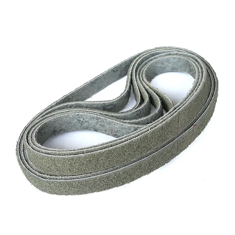 12PCS 10*330MM  Non-woven Nylon Sanding  Coarse to Fine Fiber Abrasive Sanding Belt for Stainless Steel Metal Striping Deburring