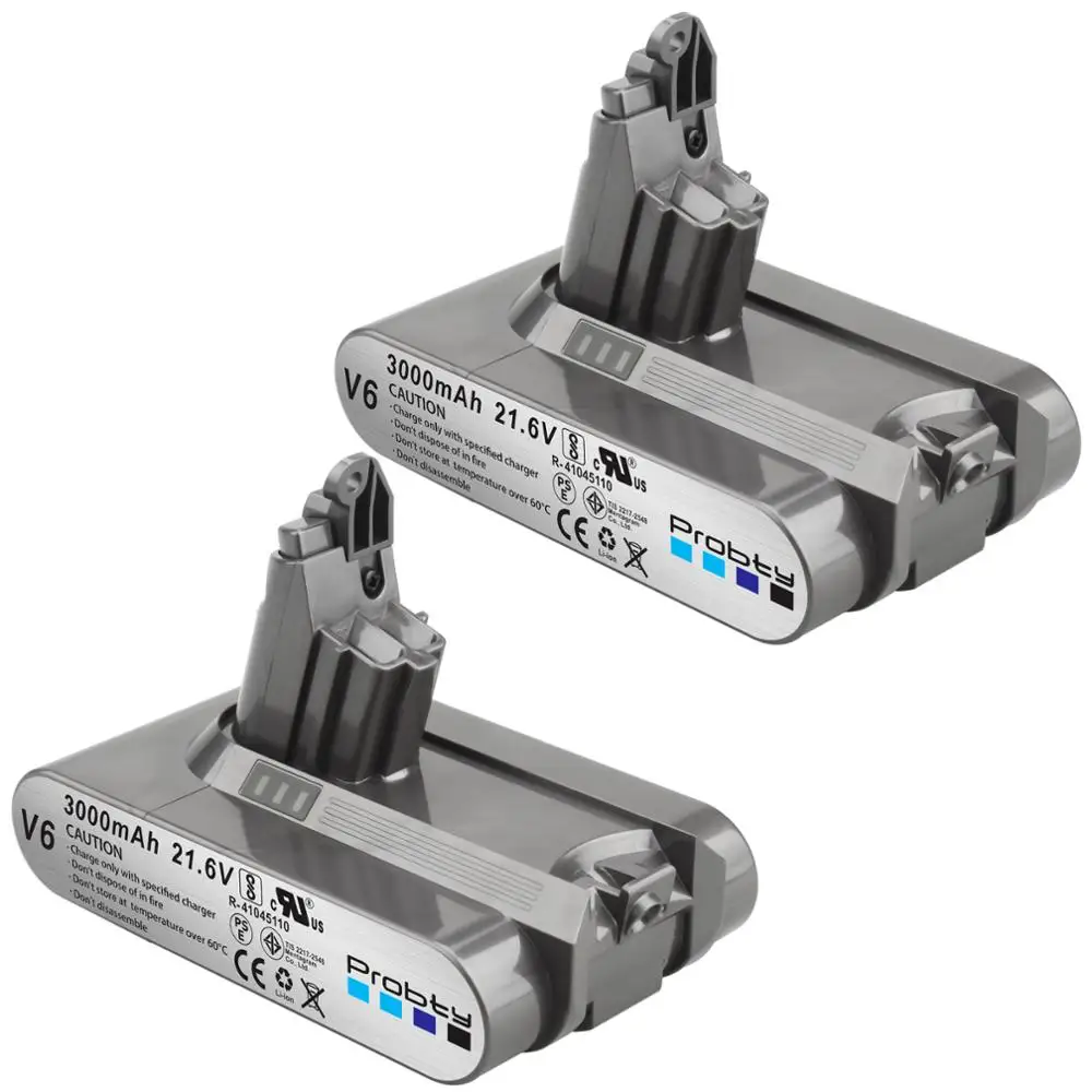 3.0Ah 21.6V Li-Ion แบตเตอรี่ทดแทนเครื่องดูดฝุ่นสำหรับ Dyson DC58 DC59 DC61 DC74 DC74 V6 DC62สัตว์ชาร์จ Bateria