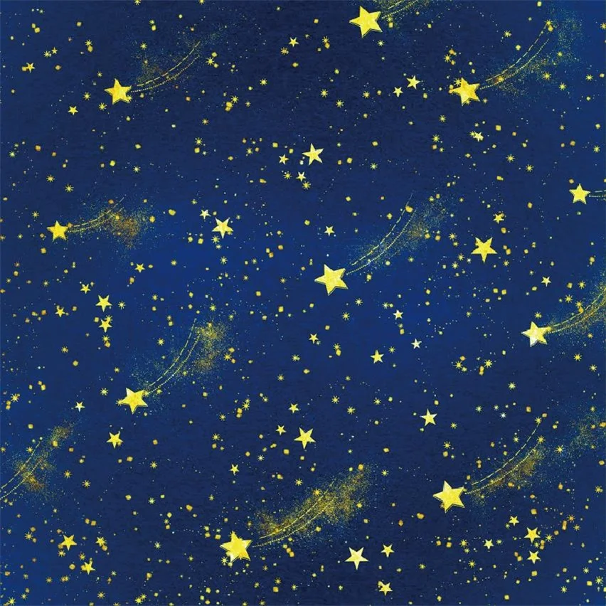 Dream Sky Gold Moon Stars Scene Newborn baby Shower Child Portrait Photocall Photography Background Photo Backdrop Photo Studio