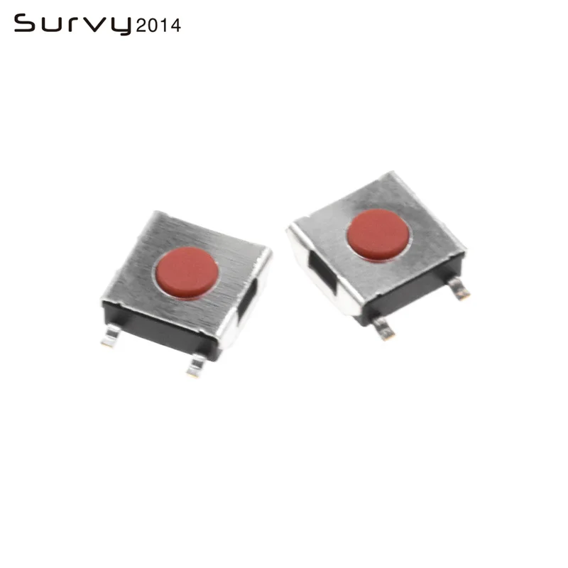 100pcs 3*6*2.5mm SMD 4 Pins Snap-In Micro Push Button Tactile Tact Momentary Switch diy electronics