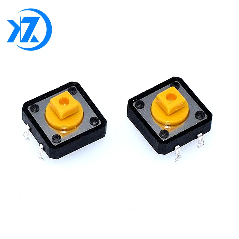 50pcs/lot 12*12*7.3mm band location 12 * 12 * 7.3 mm key switch tact Switch micro switch button B3F-4055