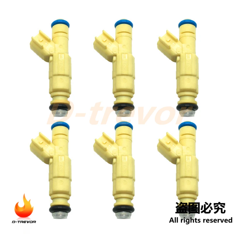 6Pcs Fuel Injector 0280155861 for Ford Explorer Expedition 5.0L Mercury Mountaineer 4.6L