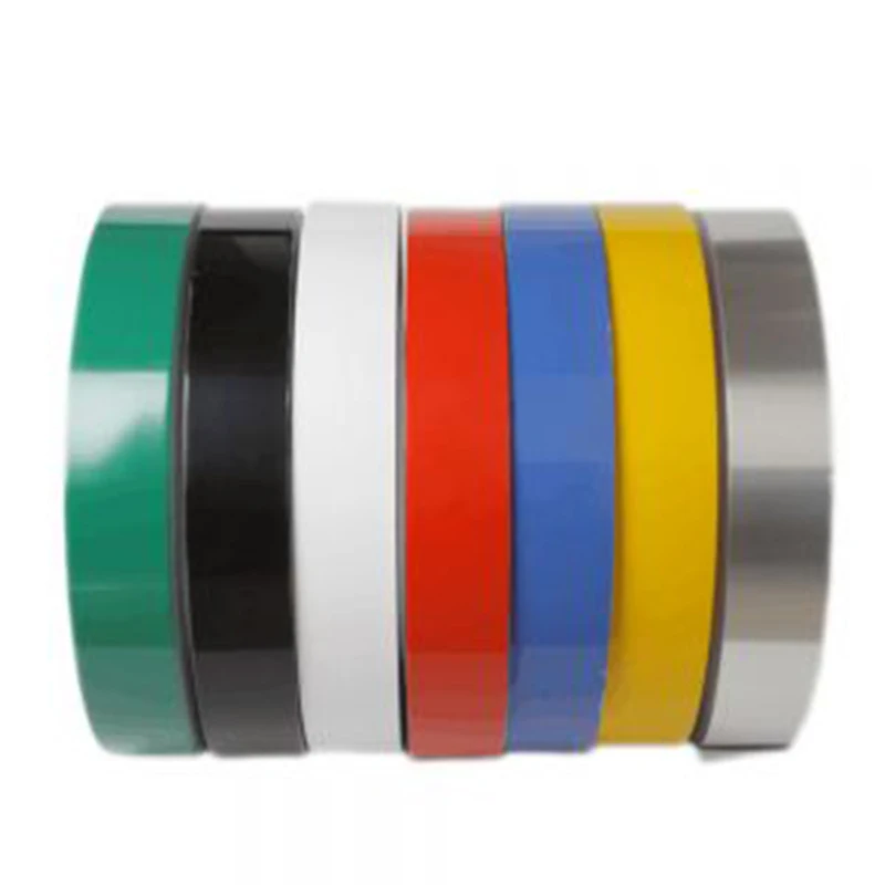 Black 0.8mm 10cm 100metersFlat Aluminum Tape Flat Coil without Folded Edge for Channel Letter Sign Fabrication Making