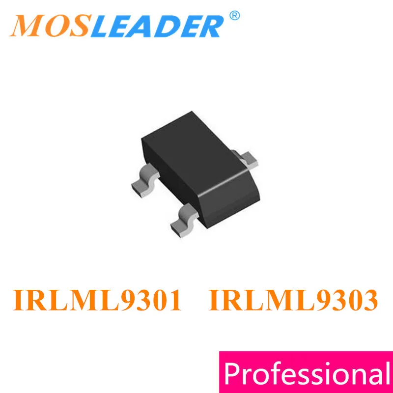 

Mosleader IRLML9301 IRLML9303 SOT23 3000PCS IRLML9301TRPBF IRLML9303TRPBF IRLML9301PBF IRLML9303PBF P-Channel 20V 30V Chinese