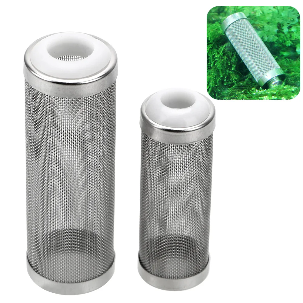 Stainless Steel Filter S/L Size Aquarium Accessories Inflow Inlet Protect Special Shrimp Cylinder Filter Shrimp Net