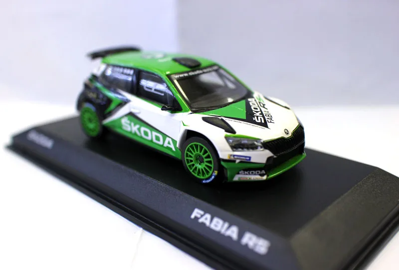 NEW Norev 1:43 Scale SkoOda Fabia R5 2019 Rally Racing Cars Diecast Model Toys for collection gift