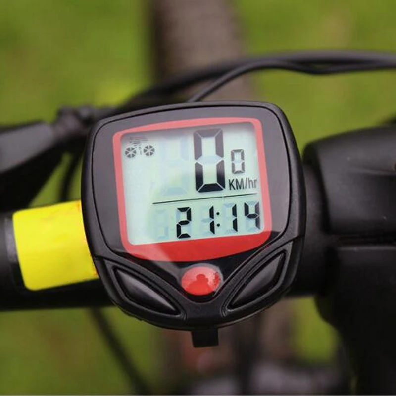 1Pcs Waterproof Wired Digital Bike Ride Speedometer Odometer Bicycle Cycling Speed Counter Code Table Bicycle Accessories