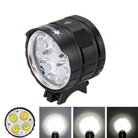 8000LM 4x LED Head Torch Front Bicycle Cycling light Bike Lamp Flashlight Torch No Battery