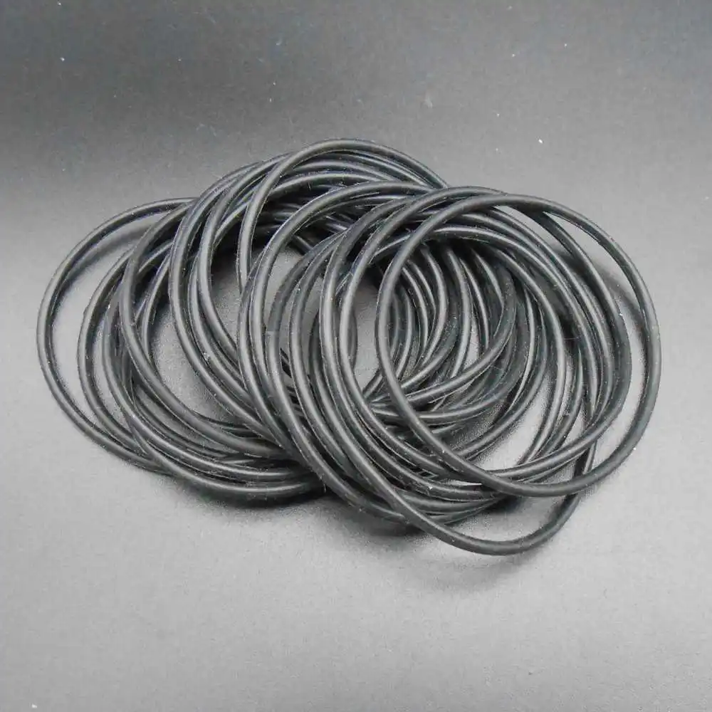 20 шт., шкив приводного ремня из силиконовой резины 2 мм х 50 мм, модель двигателя DIY, игрушки 2 мм х 50 мм, Внутренний диаметр: 46 мм, черный, Новый DIY * FD464X20