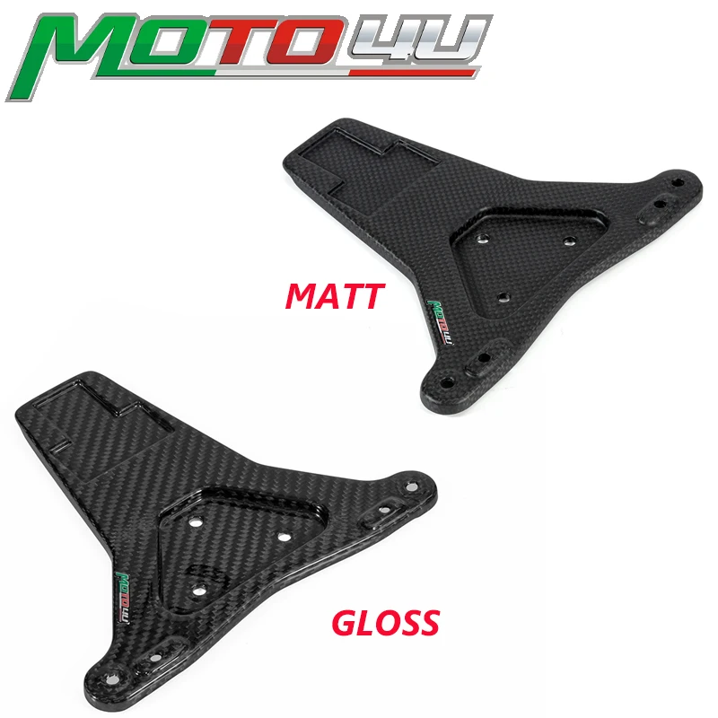 

MOTO4U For Ducati Panigale V4 2018 2019 Gloss/Matt 100% Carbon Fiber Number Plate Bracket