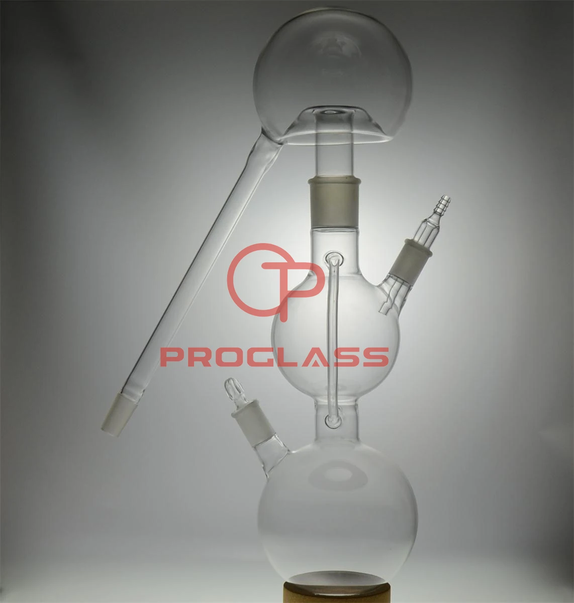 Laboratory Glass Double Pelican Distillation Kit 2000mL 45/50 Joint