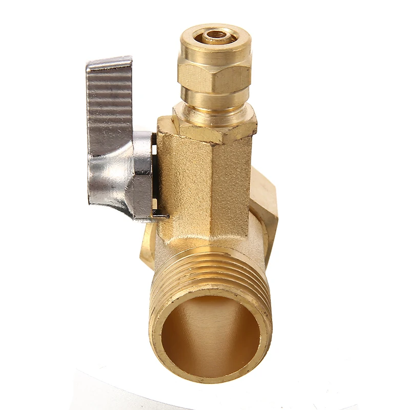 1/2 Inch Female Male Brass Water Adapter Valve Connector Twist To 1/4 Inch Water Tube Filter Ball Valve Parts