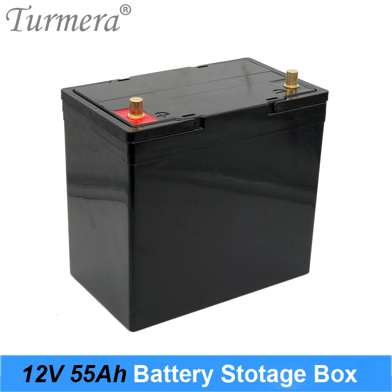 

Turmera 12V Battery Storage Box for 3.2V Lifepo4 Battery Use Can Build 55Ah to 105Ah for Solar System Uninterrupted Power Supply