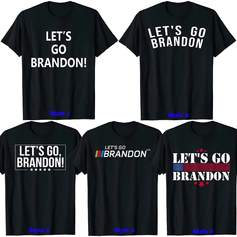 Let's Go Brandon, Joe-Biden Chant Event,Impeach Anti Biden Costume T-Shirt Political Jokes Tee Tops