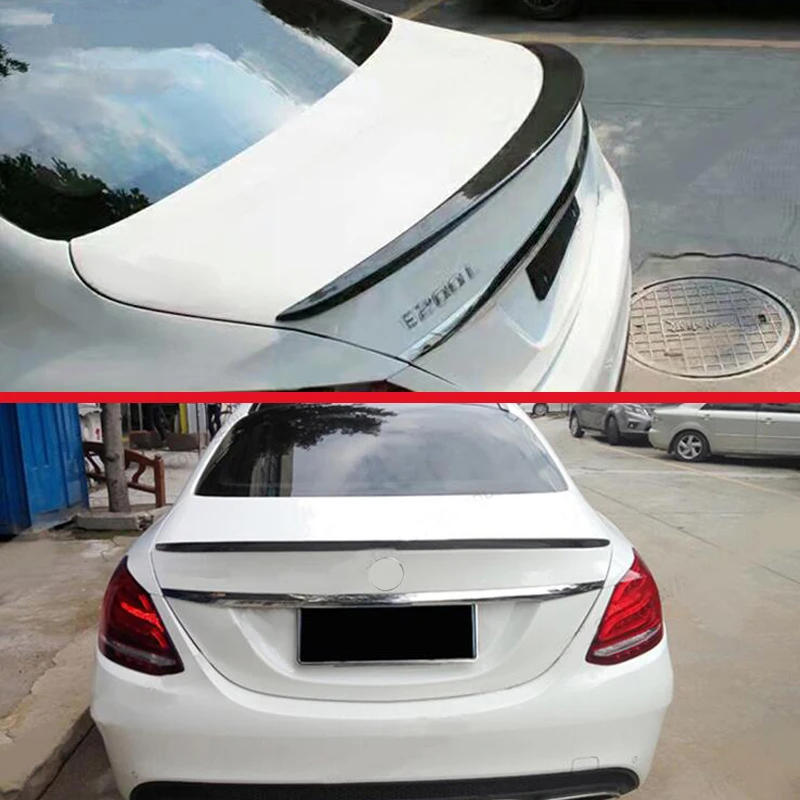 

For Mercedes-Benz E-Class W213 E200 E260 E300 2017 2018 2019 2020 Car Accessories Trunk Deck Lip Spoiler