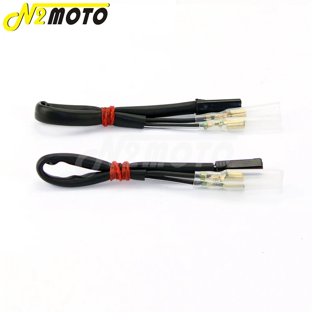 2x/4x OEM Turn Signal Wiring Harness Connectors Adapter Plug For Suzuki GSF600S GSF1200 SV650S SV1000 DRZ400S GSXR 600 750 1000