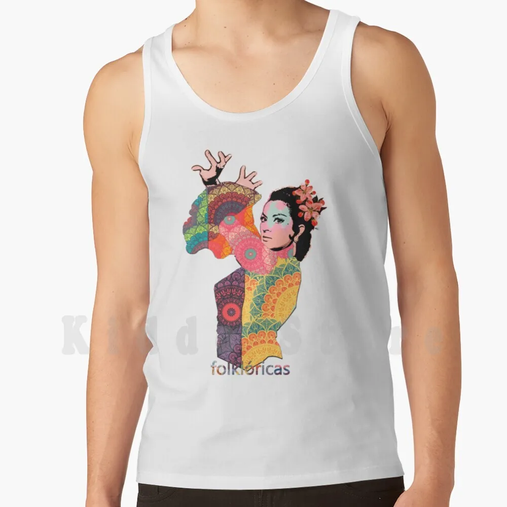 Fun And Stylish. Tank Tops Vest Sleeveless Lola Mandala Lola Flores Flemish Couplet Spanish Flamenco Spanish Couplet