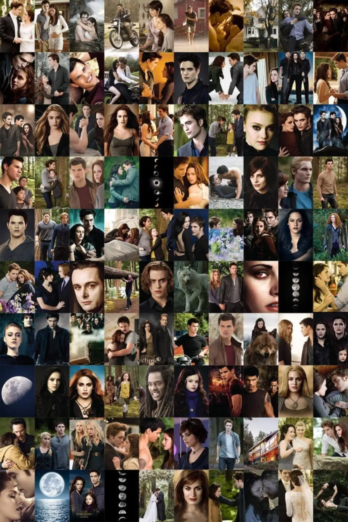 Twilight Movie Poster Set-Collage Set-100 Pcs-Coated Paper-10cm * 14cm-boxed Set