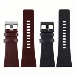 Men's large wristband  for police feike Diesel  dz7396dz1206dz1399dz1405 leather watchband 22 24 26 28  30mm 32mm Leather strap