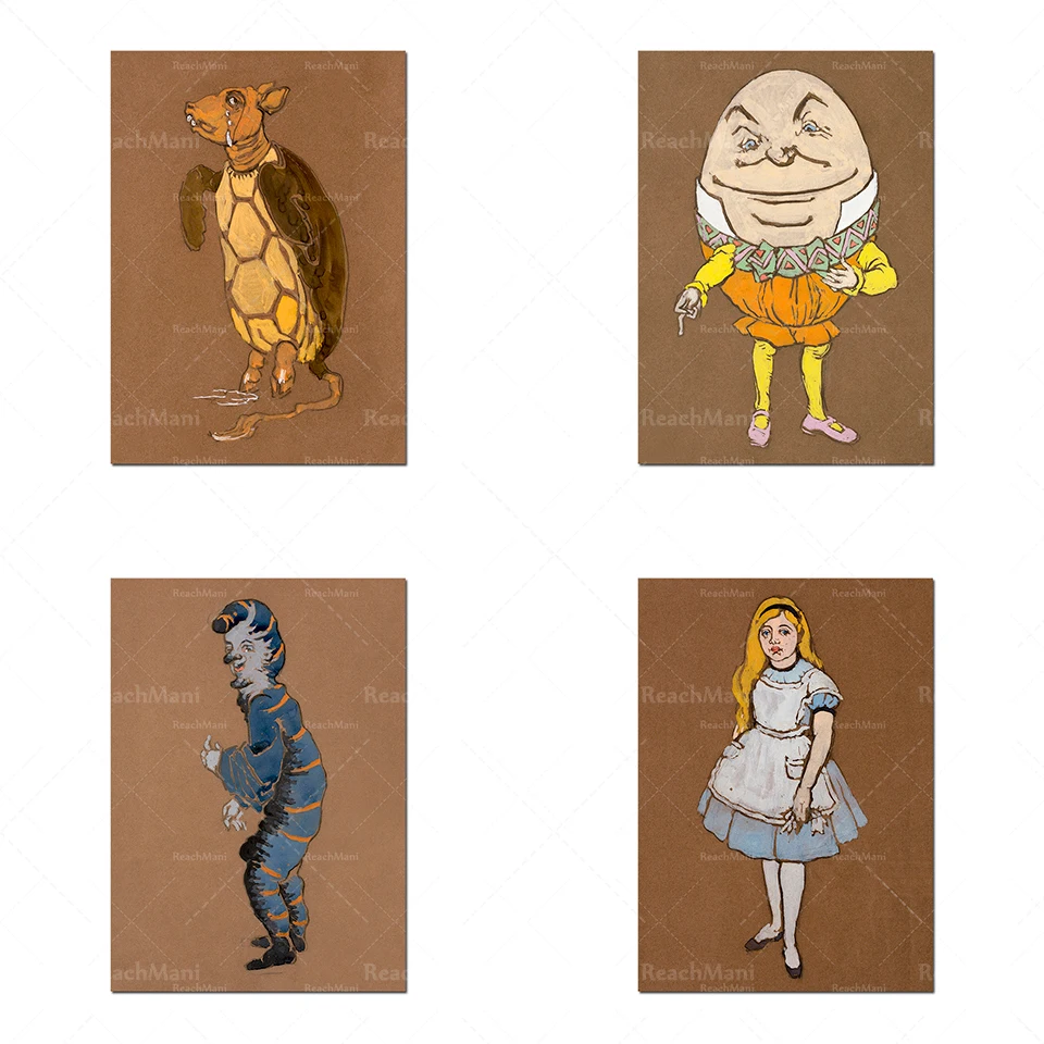 Tirages d'illustration d'art de vêtements vintage
