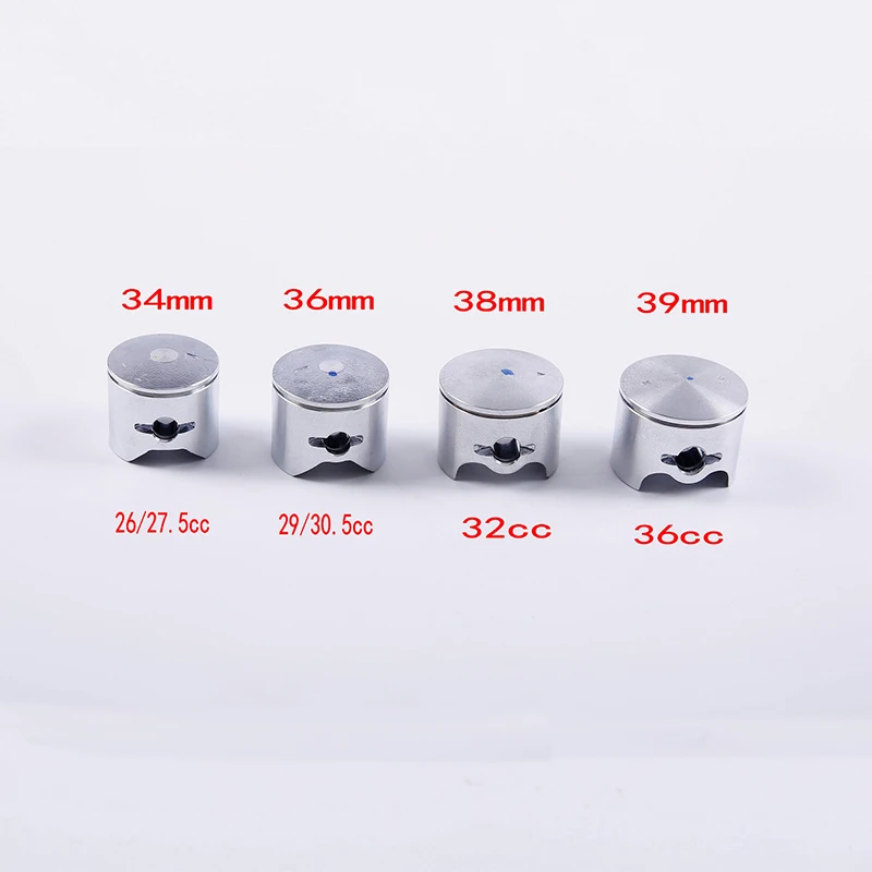 34mm 36mm 38mm 39mm Piston Set Suitable for 26CC 29cc 30.5cc 32cc 36cc Engine Zenoah CY Fit for 1/5 HPI ROVAN KM BAJA 5B 5T 5SC