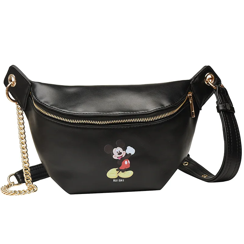 Disney Mickey mouselady messenger bag women shoulder bag minne Waist pack chest bag