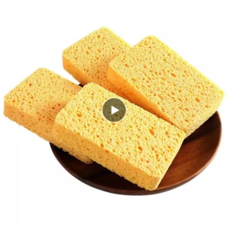 11x7x2.2cm Wood Pulp Sponge Eraser Magic Sponge Used For Household Bathroom Cleaning Brushes Kitchen Dish Cleaner Accessories