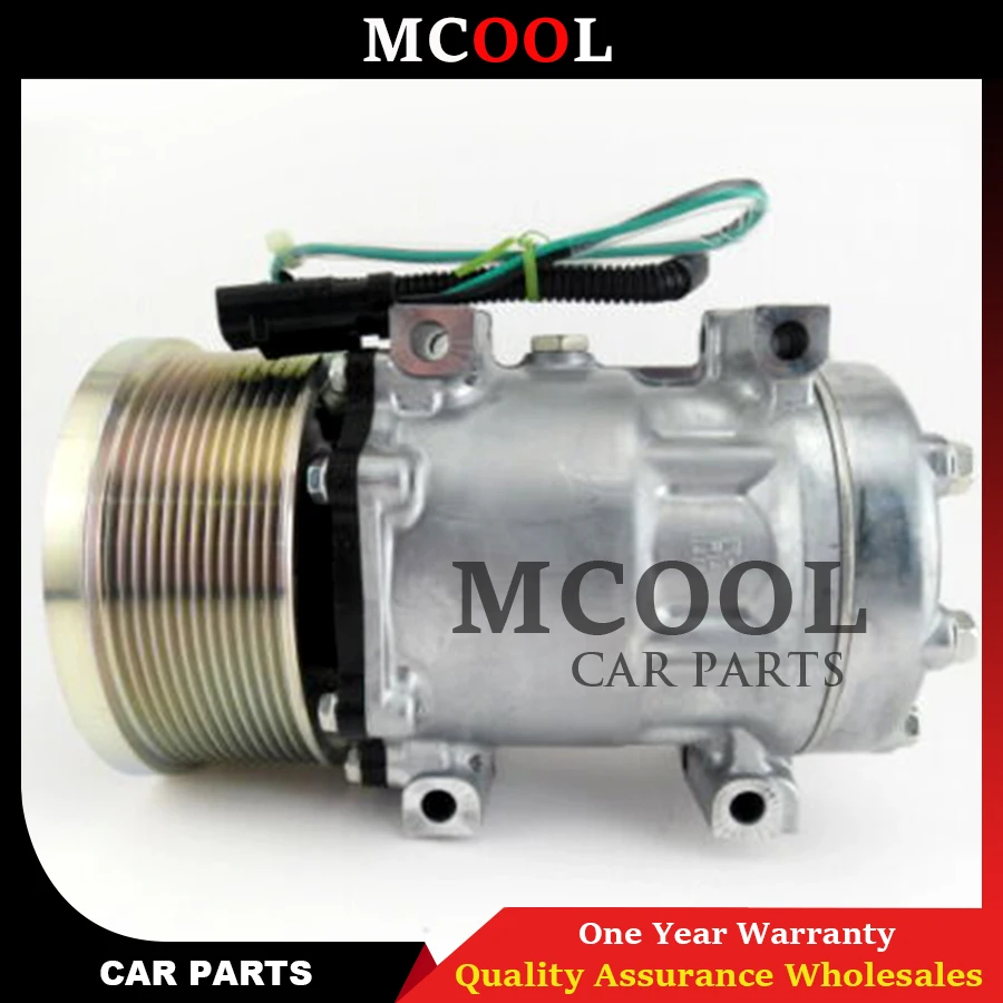 For Auto AC Compressor 24V 320D2 329D2 320ELRR 538GF 558LL 320D2FMGF SD7H15-6095 SD7H156095 3729295 372-9295 for Caterpillar