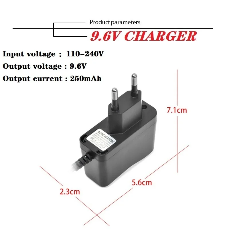 KEP-2P ładowarka do akumulatora 9.6V do akumulatora NiCd NiMH 100V-240V z ładowarką Tamiya Kep-2p do ładowarki zabawki zdalnie sterowane 9.6V