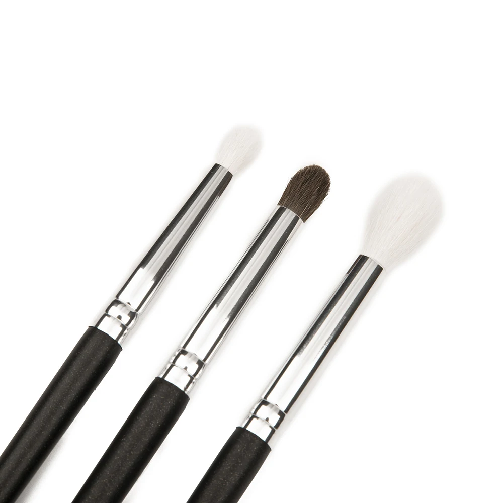 Shinedo 2/3/8/7 Pcs Makep Brush Set Eyeshadow Matte Black Color  Soft Goat Hair Beauty Make Up  Kit Brochas Maquillage