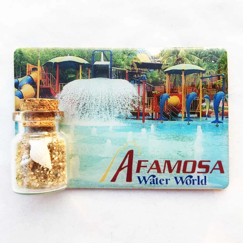 Asia Malaysia Tourist Souvenir Fridge Magnets Decoration Articles Handicraft Magnetic Refrigerator Collection Gift