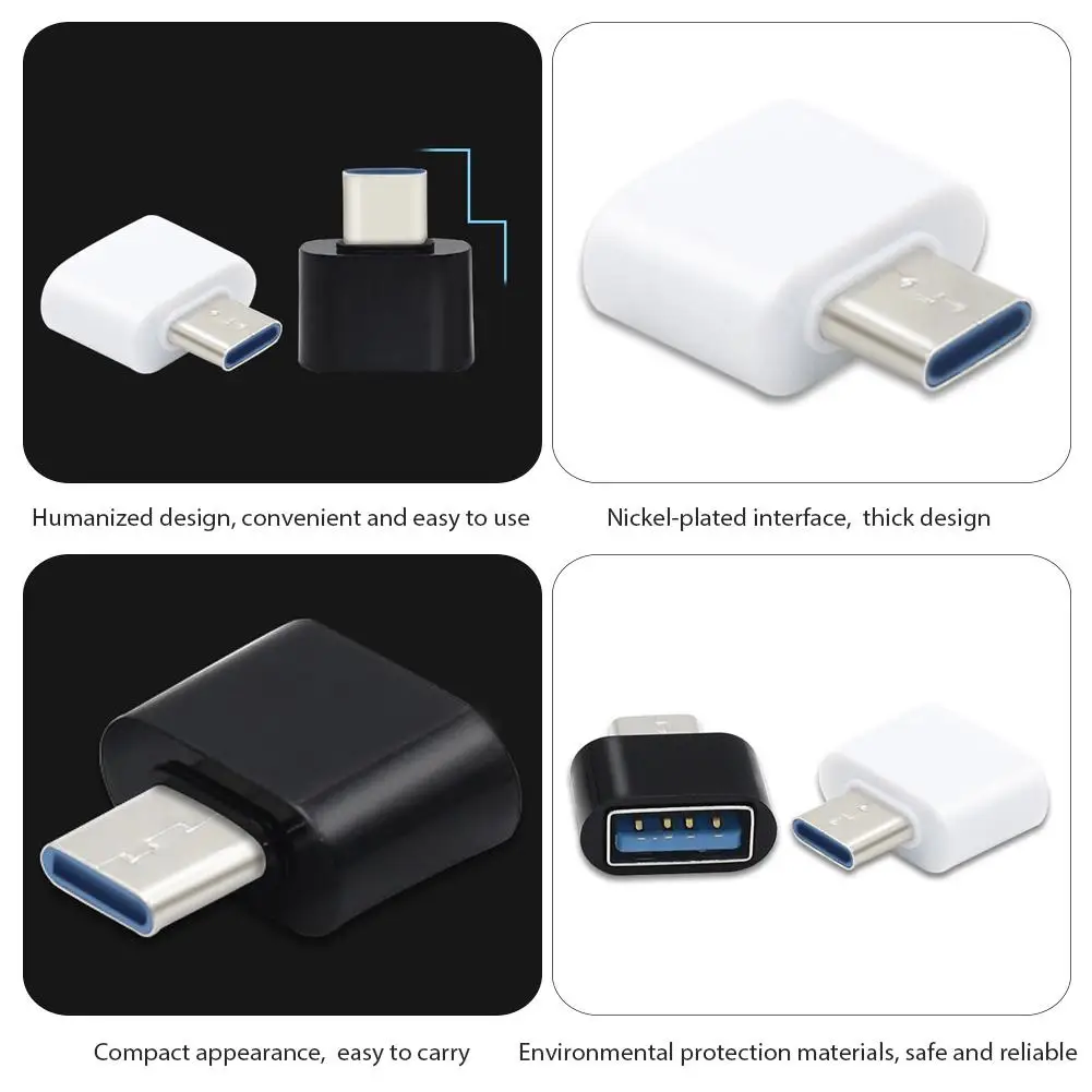 Universele Usb Naar Type C Adapter Voor Android Mobiele Mini Type C Jack Splitter Smartphone Usb C Connectors Otg converter