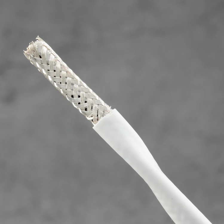 Oxygen-free copper silver-plated audio shielded cable 2-core 1.5mm² PEFP cold and high temperature resistant control cable