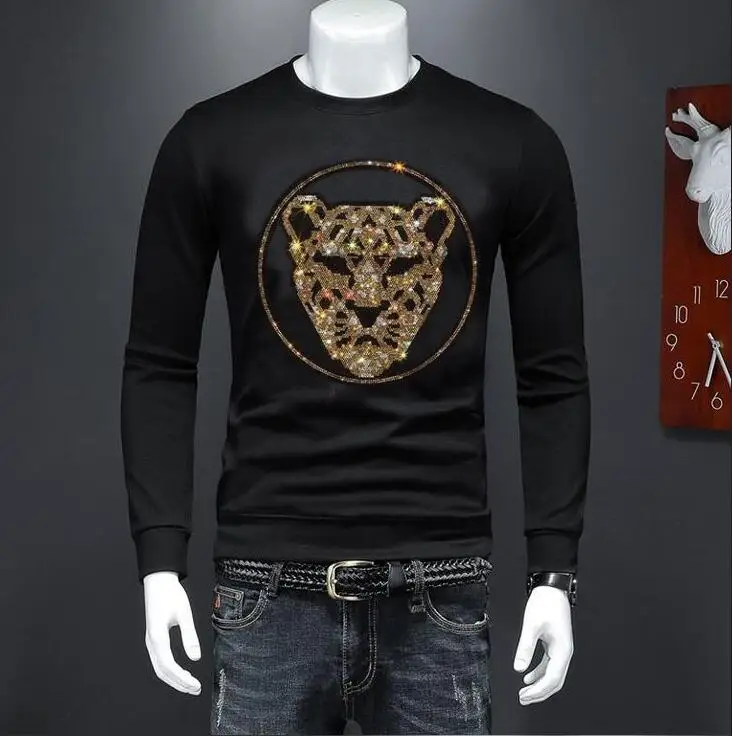 

Fashion brand Sweatshirt men's hoodies autumn winter new hot sale diamond casual