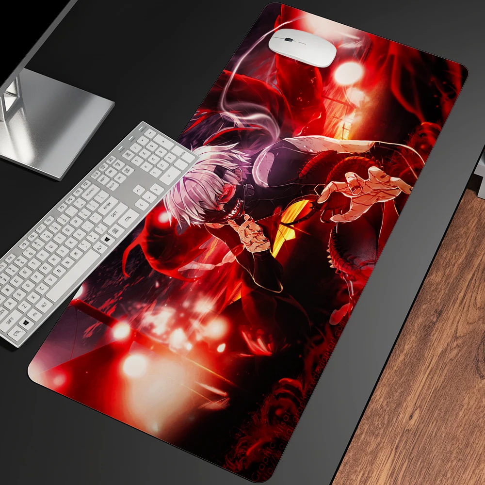 Tokyo Ghoul Gamer Mouse Pad, Teclado, PC, Computadores, Acessórios Kawaii, Jogos de Configuração, Anime Mat