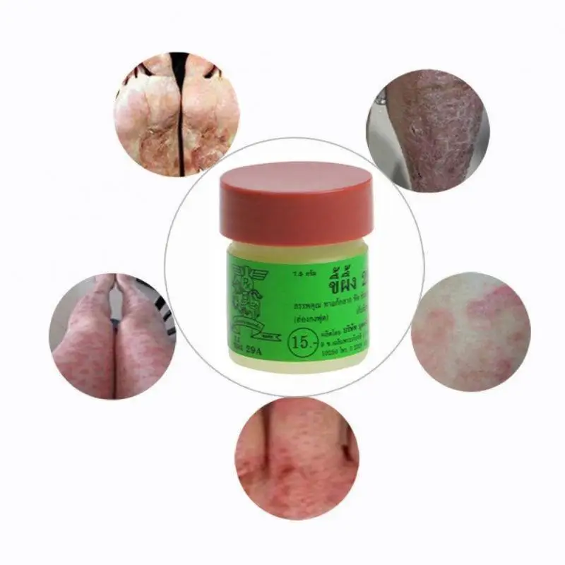 1pcs Thailand 29A Natural Ointment Psoriasi Eczma Cream Well For Dermatitis Eczema Urticaria Beriberi Skin care TSLM1