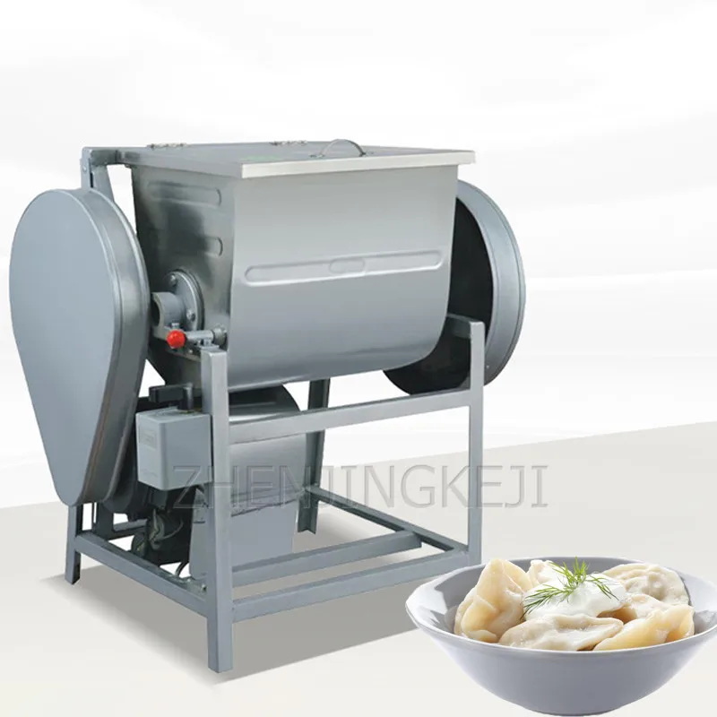 Mezcladora de harina de acero inoxidable, máquina mezcladora de 220V/15L para amasar fideos, todo en uno masa de pan, fabricación de bollos al vapor, panadería comercial