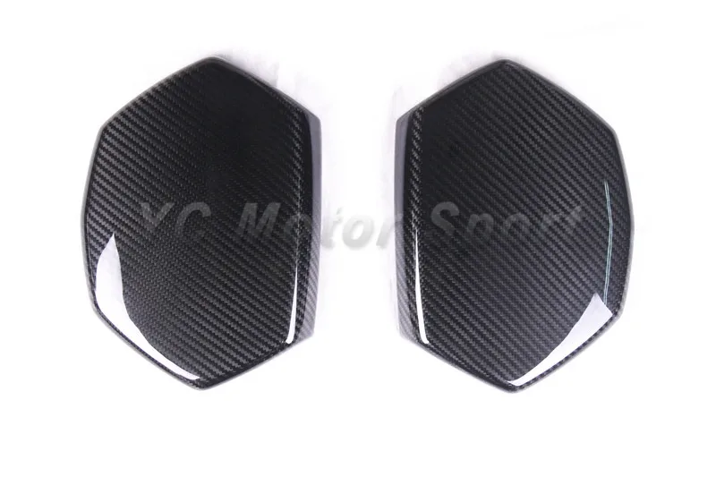 Car Accessories Dry Carbon Fiber Interior Trim Cover Fit For 2011-2014 LP700 Seat Head Rest Rear Cover Car-styling