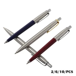 Pen Commerciële Metalen Balpen Gift Briefpapier Core Automatische Roller Ball Pen Voor School Kantoor 0.7 Mm Refill Inkt blauw