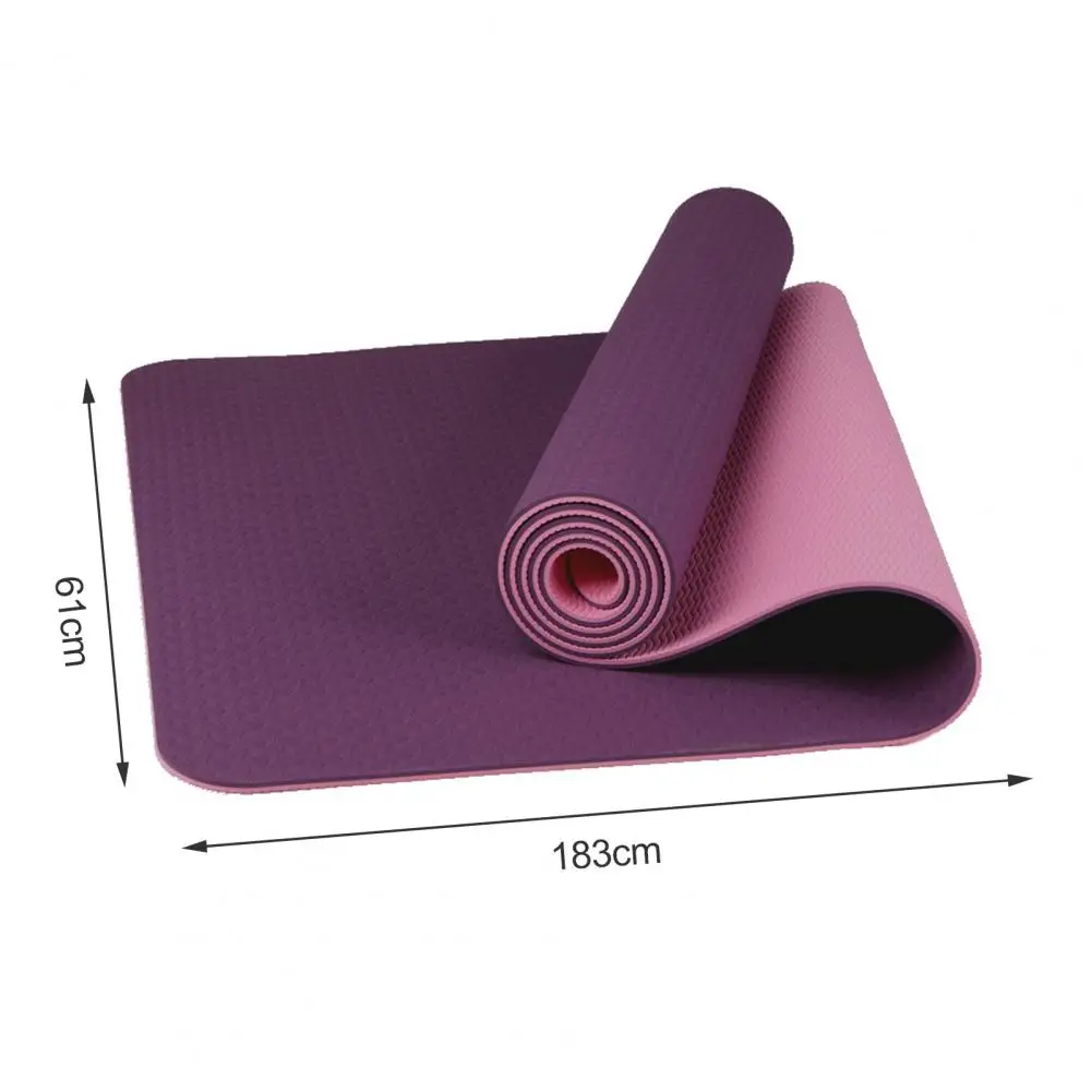 Yoga Mat Fitness Exercise TPE High Density Cushion Mat Sports Indoor Fitness Pilates Gymnastics mat коврик для йоги esterilla