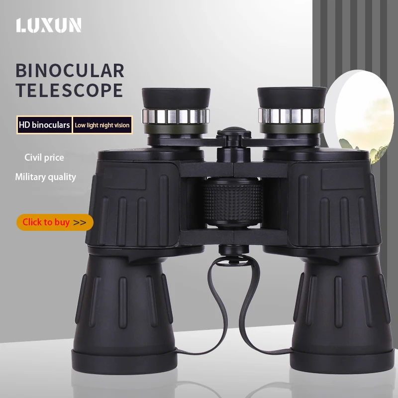 

LUXUN Powerful Professional Binoculars 60x50 Optics High power HD Binoculars for Hunting and Tourism Military Telescope