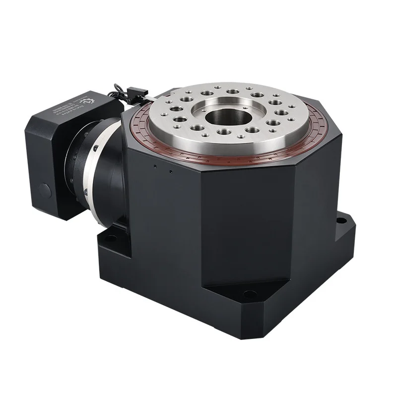 Right-angle 90 degree hollow rotating platform ratio 3:1 for 60 frame 400w AC servo motor input shaft 14mm