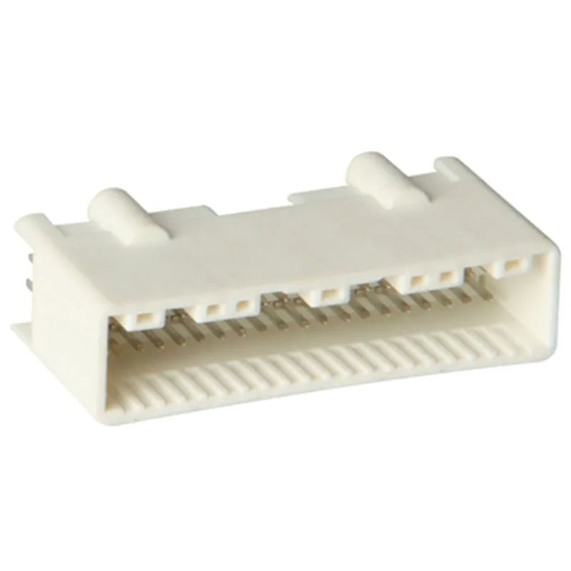 

025 Series 40 way 2.2mm pitch bus 2-line PCB straight pin white 1376113-2