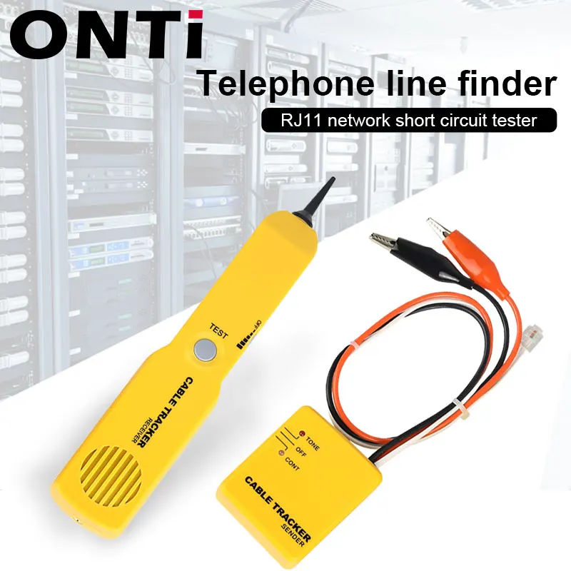 

ONTi Tracker Diagnose Tone Finder Telephone Wire Cable Tester Toner Tracer inder Detector Networking Tools