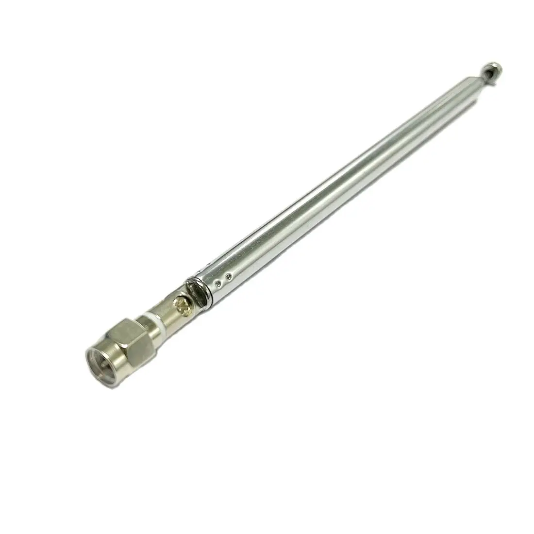 

1PC Telescopic Antenna 164mm Long 7 Sections Radio Aerial SMA Male Connector For Radio TV DIY NEW