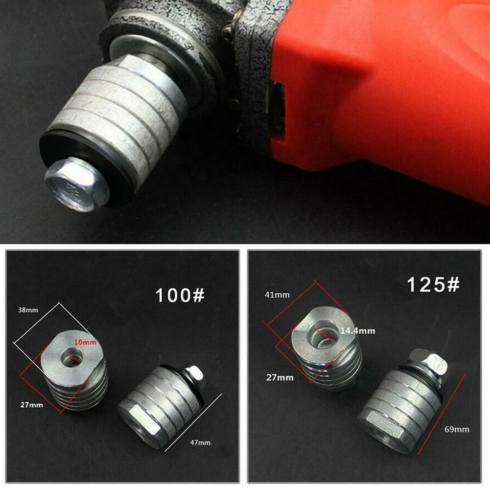 M10/M14 Flange Nut Angle Grinder Adapter Conversion Head Angle Grinder Polisher For Walls Bricks Tiles Grooving Slotting